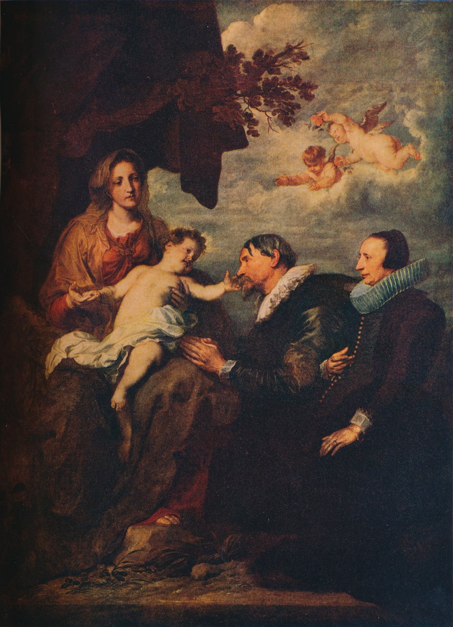 Panna s dárci, c1630 od Anthony van Dyck