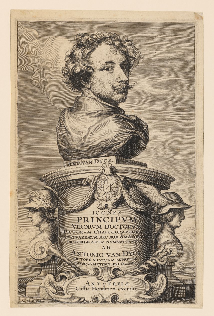 Titulní strana z Ikony knížat mužů od Anthony van Dyck