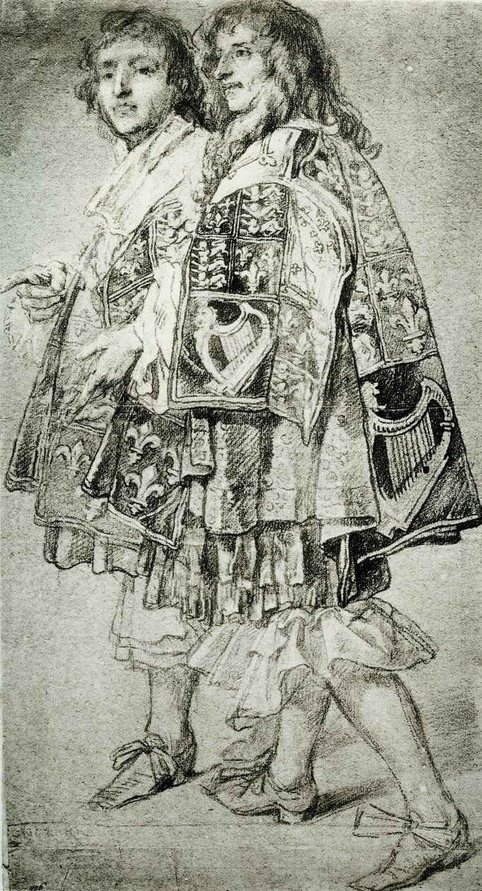 Dva hlasatelé od Anthony van Dyck