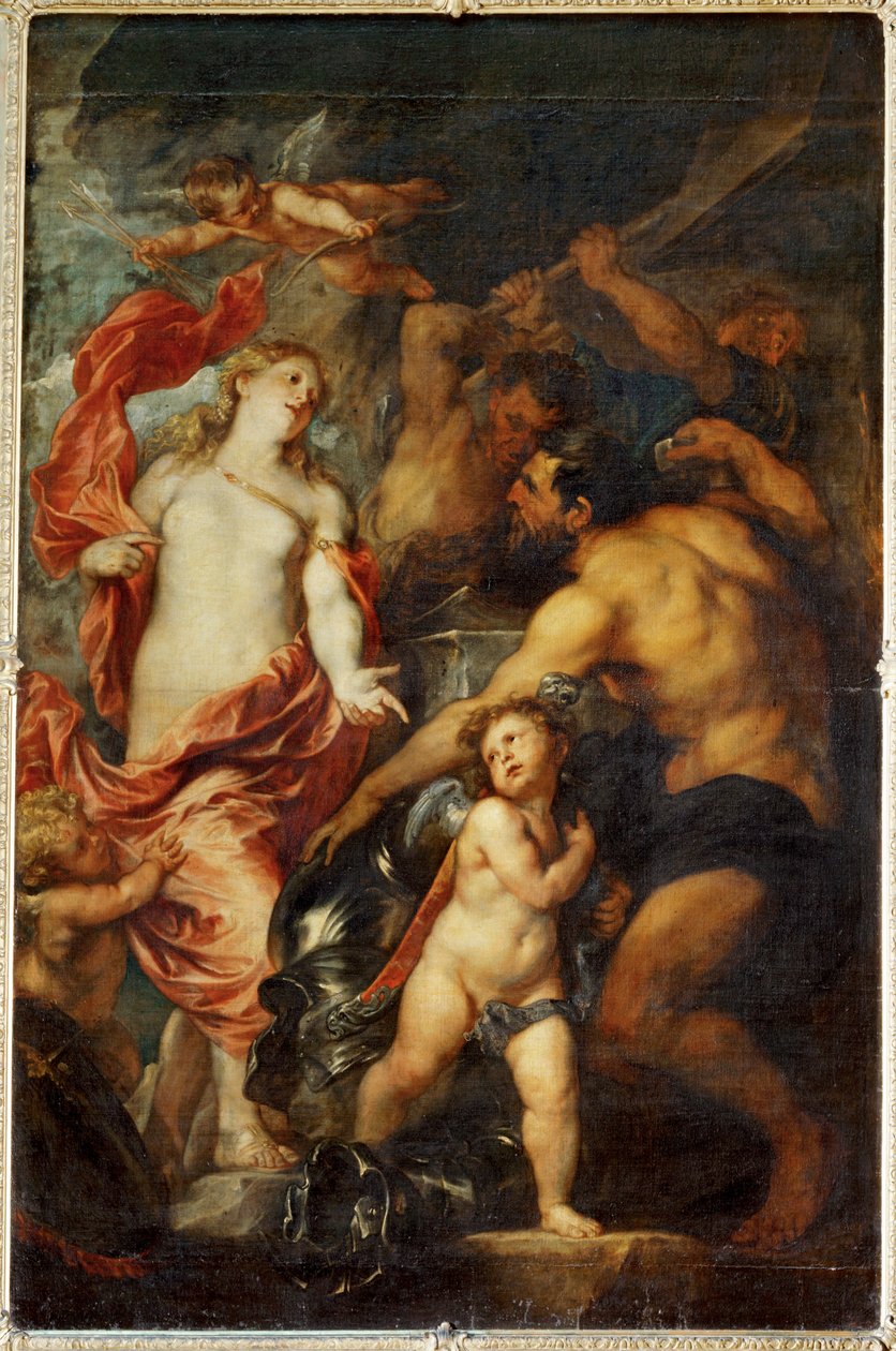 Venuše žádá Voulcaina o zbraně pro Enee... od Anthony van Dyck