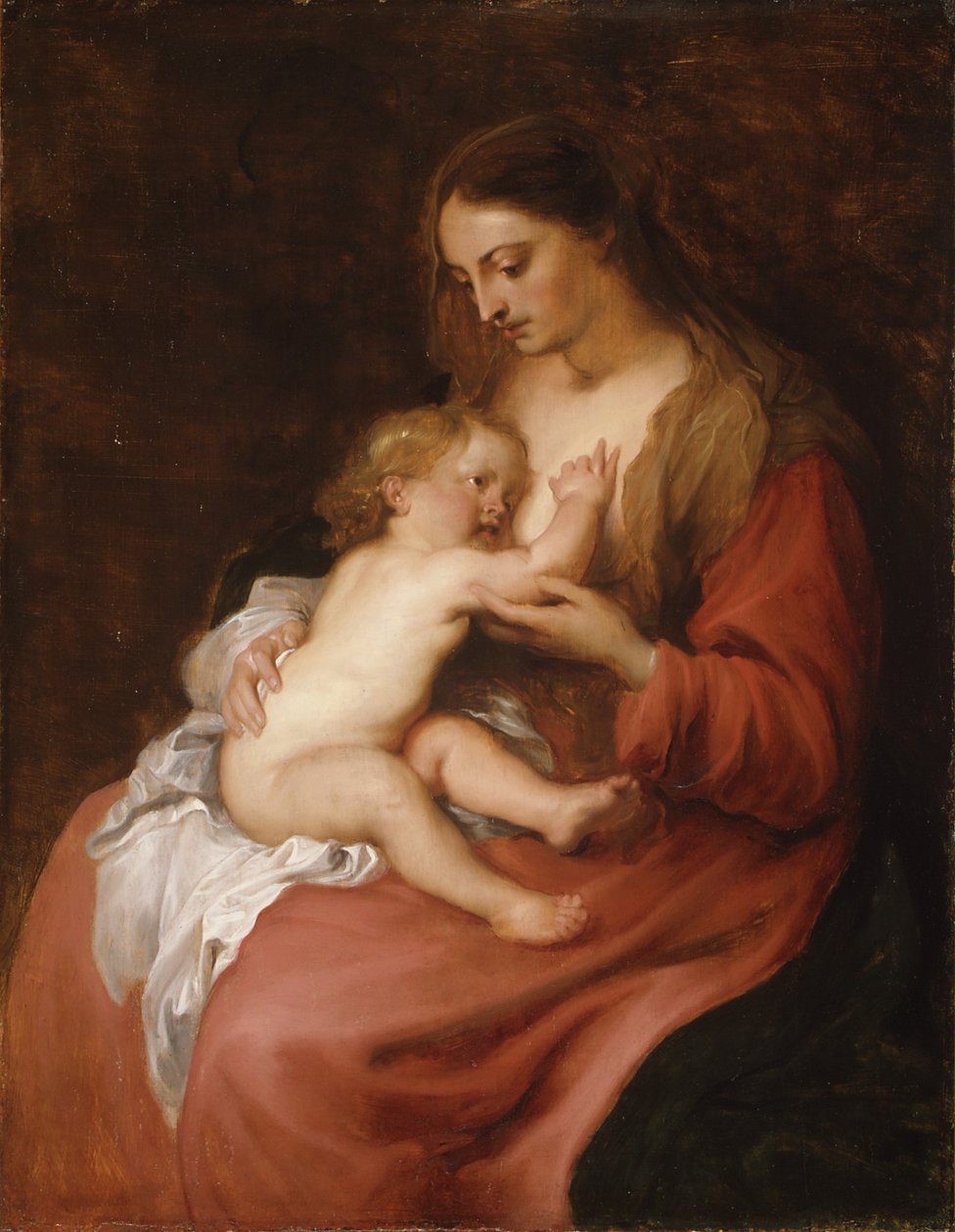 Panna Maria s dítětem od Anthony van Dyck