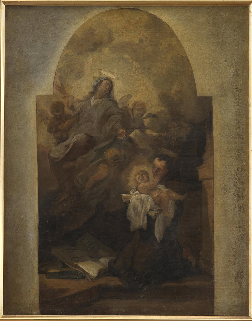 Panna a dítě se svatým Františkem od Anthony van Dyck