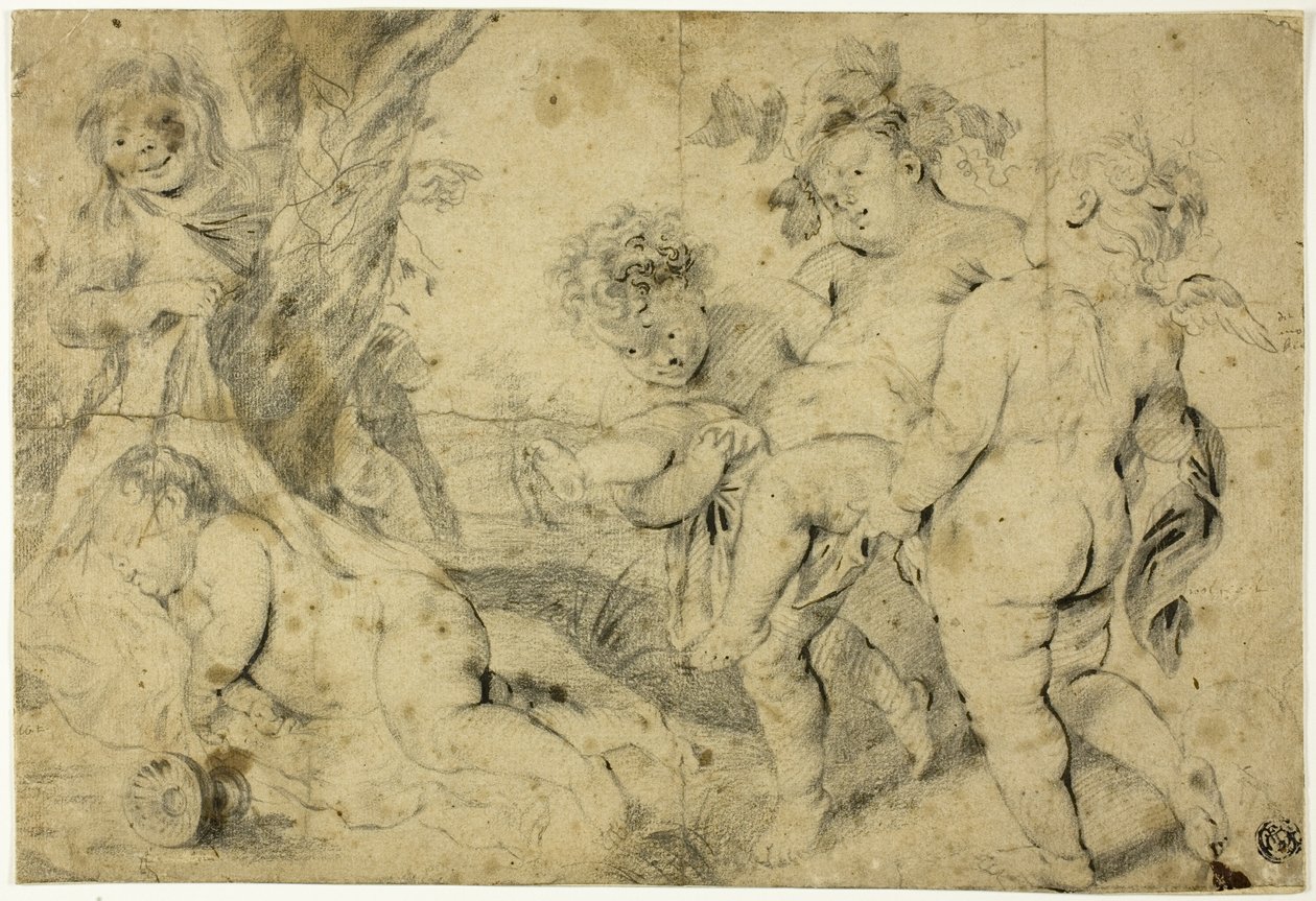 Mladý Bakchus a společníci od Anthony van Dyck