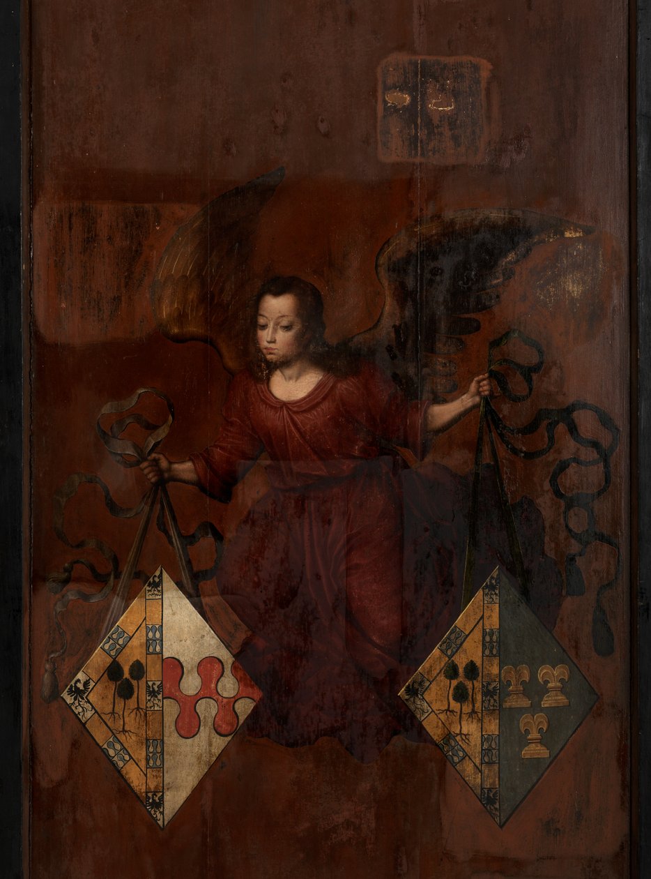 Rub Portrét Juana Parda II a jeho manželek Anny Ingenieulandtové a Marie Anchemantové od Anthuenis (1536 1613) Claeissins or Claeissens