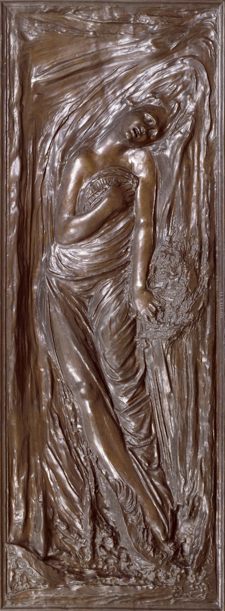 Ofélie, 1876 (bronz) od Antoine Augustin Preault