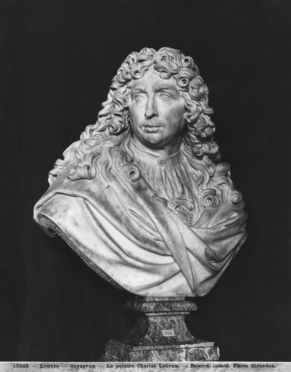 Busta Charlese Le Bruna, 1679 (mramor) od Antoine Coysevox