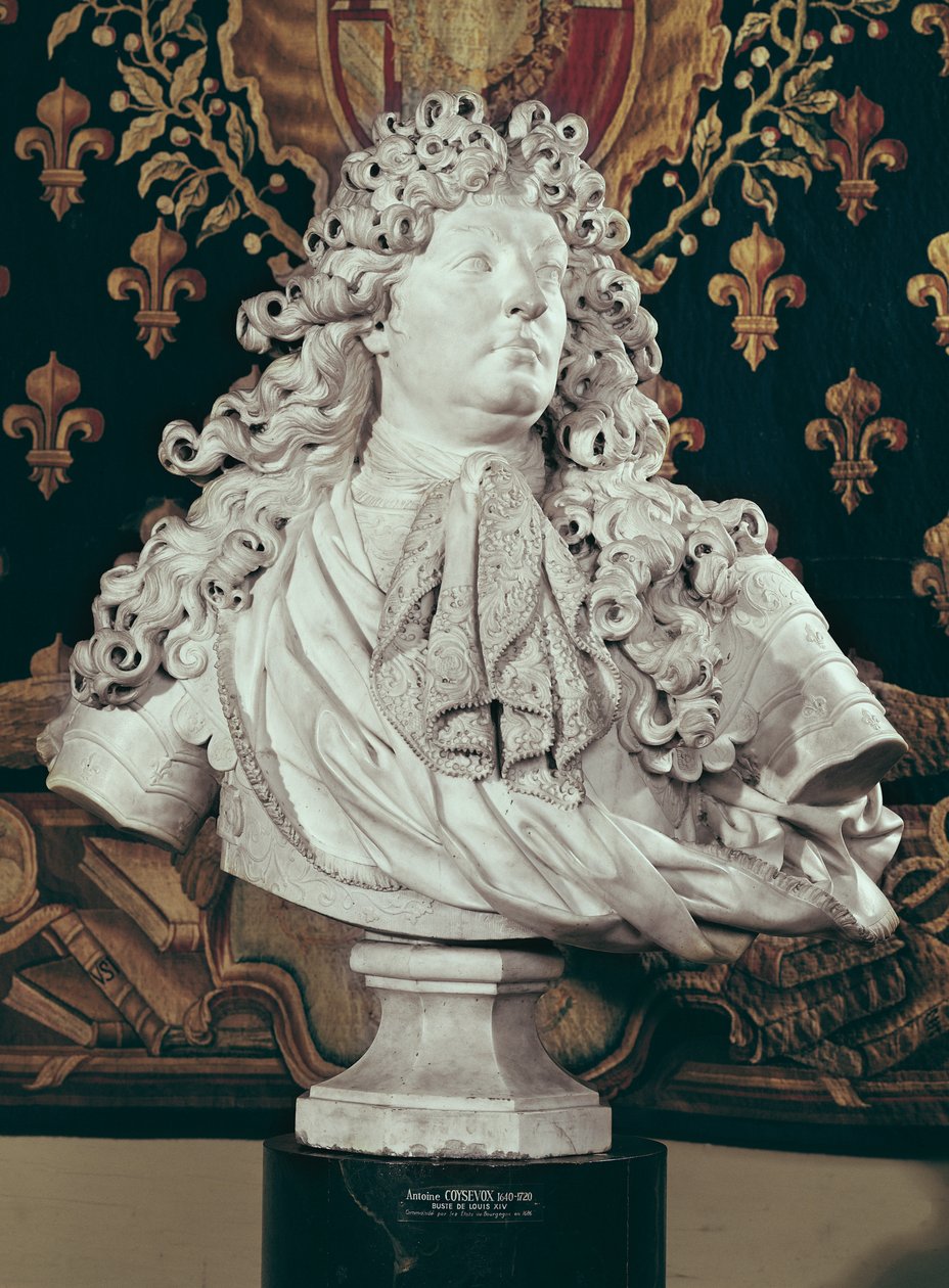 Busta Ludvíka XIV. (1638-1715) 1686 (mramor) od Antoine Coysevox