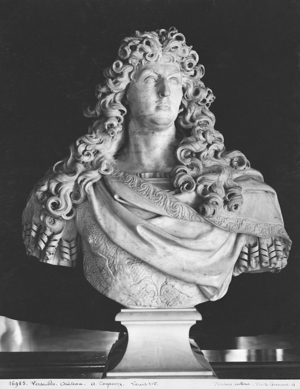Busta Ludvíka XIV. (1638-1715) kolem 1678-81 (mramor) od Antoine Coysevox