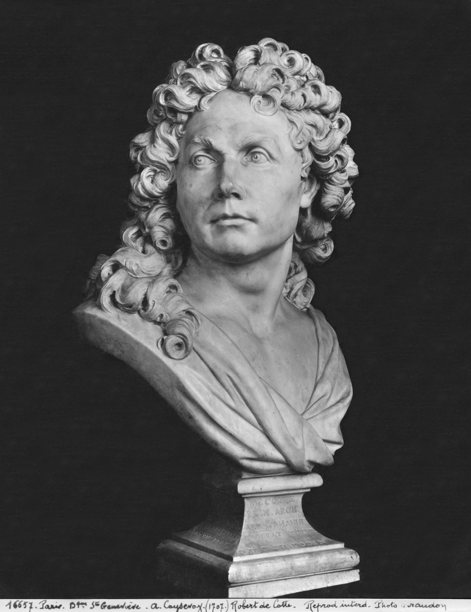 Busta Roberta de Cotte, 1707 (viz také 346010, 346011) (mramor) od Antoine Coysevox
