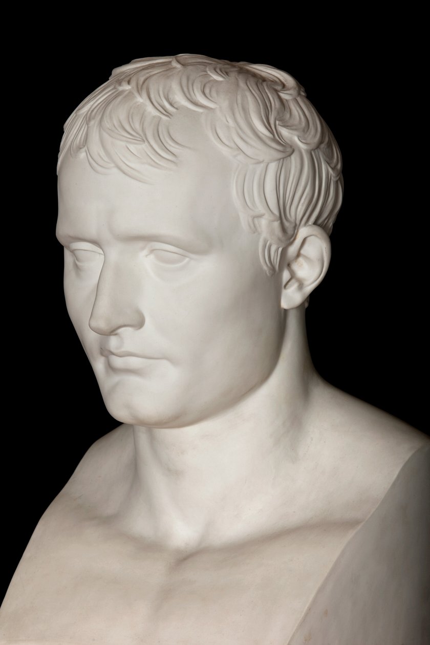 Busta císaře Napoleona I. (sušenka Sevres) (detail) (viz také 698748) od Antoine Denis Chaudet