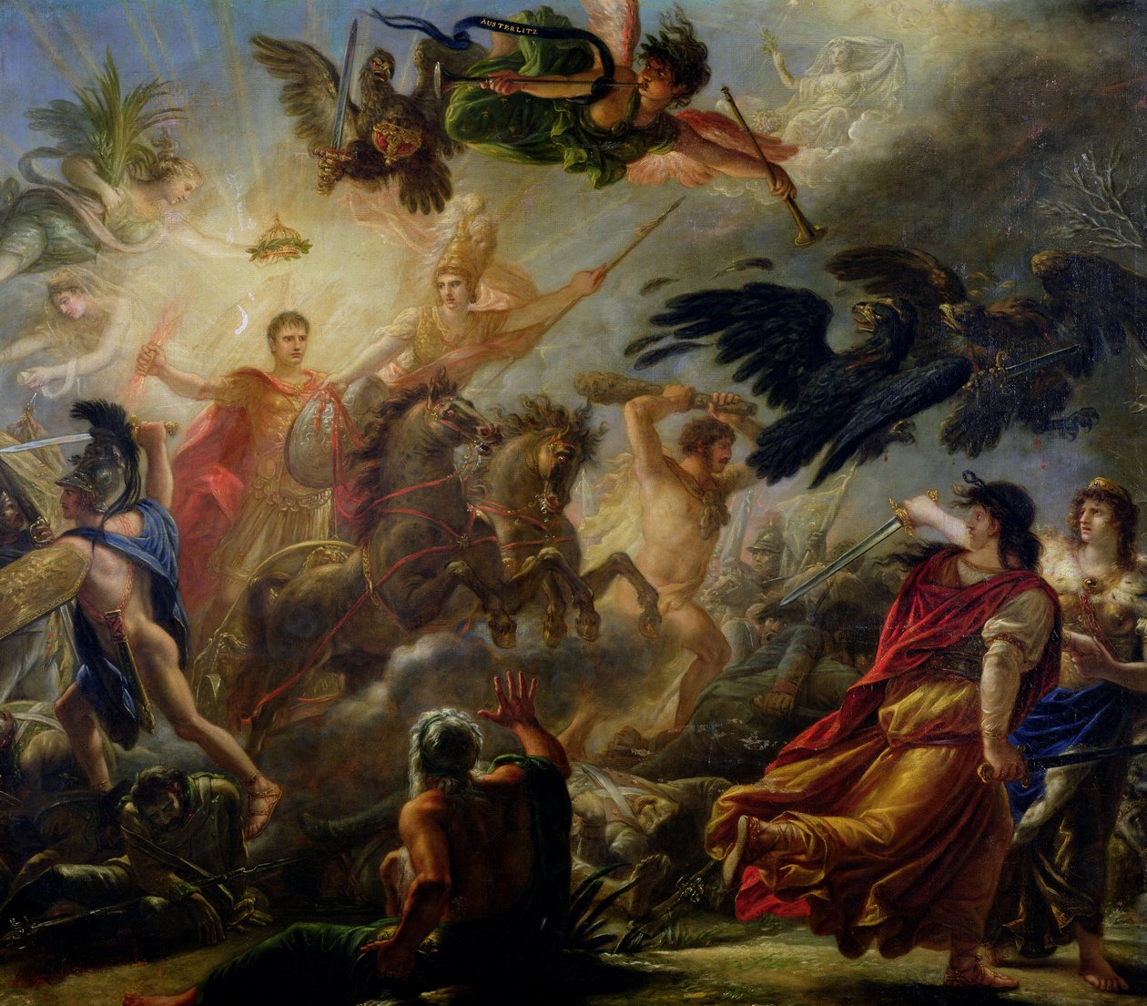 Alegorie bitvy u Slavkova, 2. prosince 1805 od Antoine François Callet