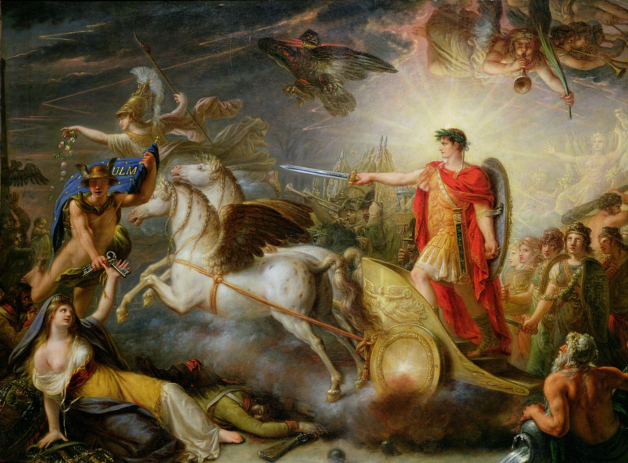 Alegorie kapitulace Ulmu, 20. října 1805 od Antoine François Callet