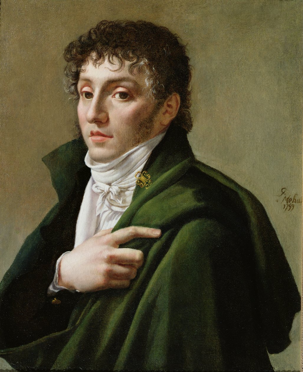 Portrét Etienne-Henri Mehul (1763-1817) 1799 od Antoine Jean Gros