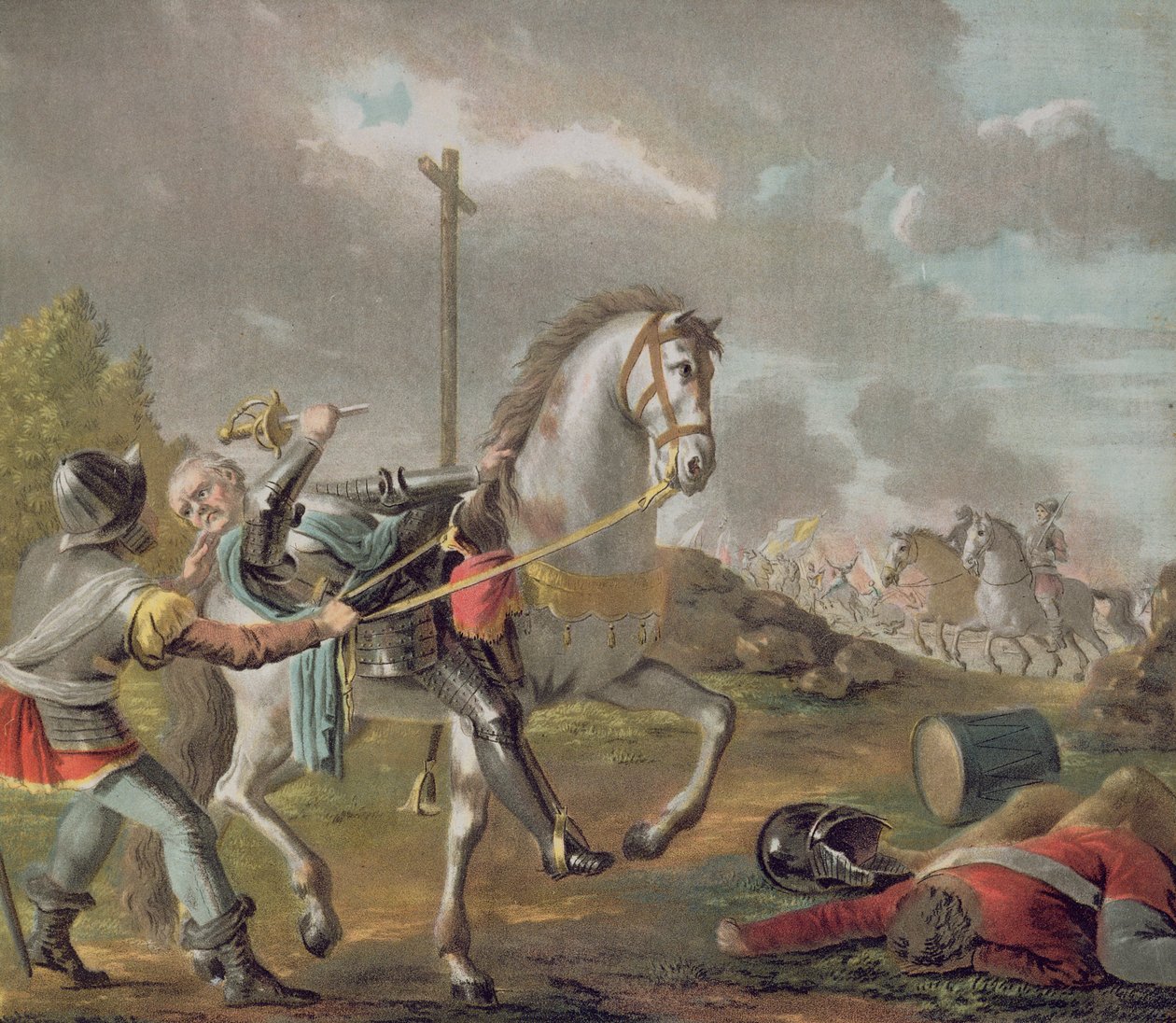 Bitva u svatého Denise v roce 1567, 1788 od Antoine Louis Francois Sergent Marceau