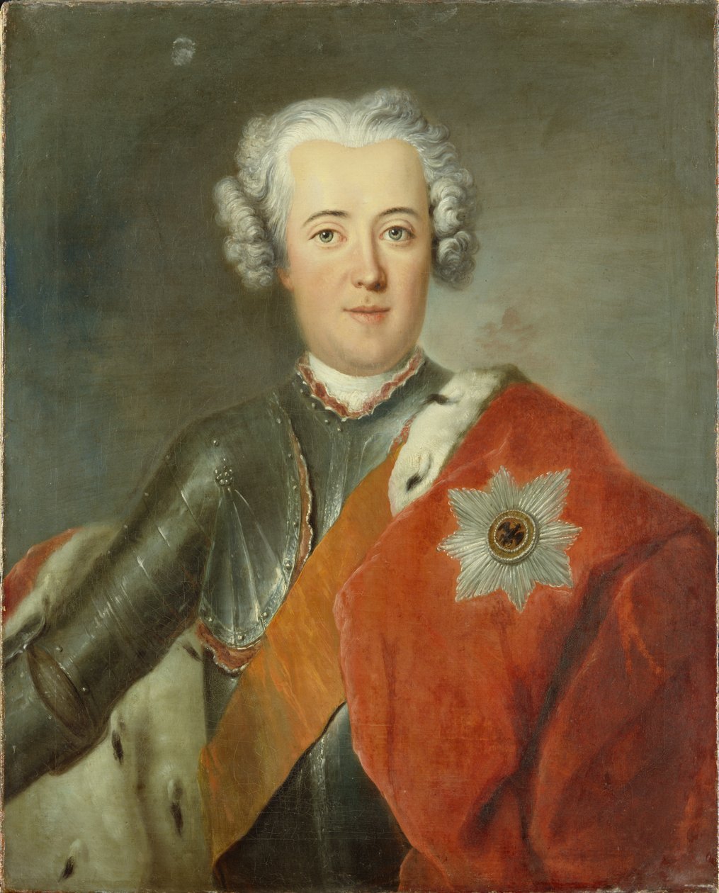 Korunní princ Fridrich II., kolem roku 1740 od Antoine Pesne
