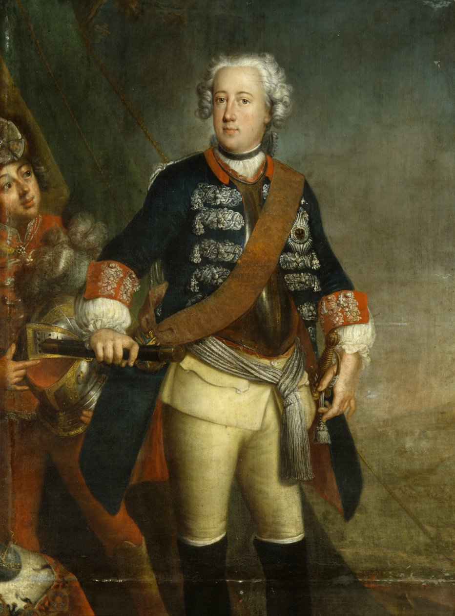 Fridrich II. jako král od Antoine Pesne