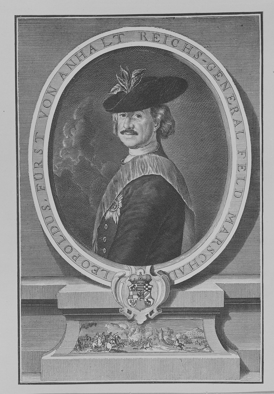 Leopold I., princ z Anhalt-Dessau od Antoine Pesne