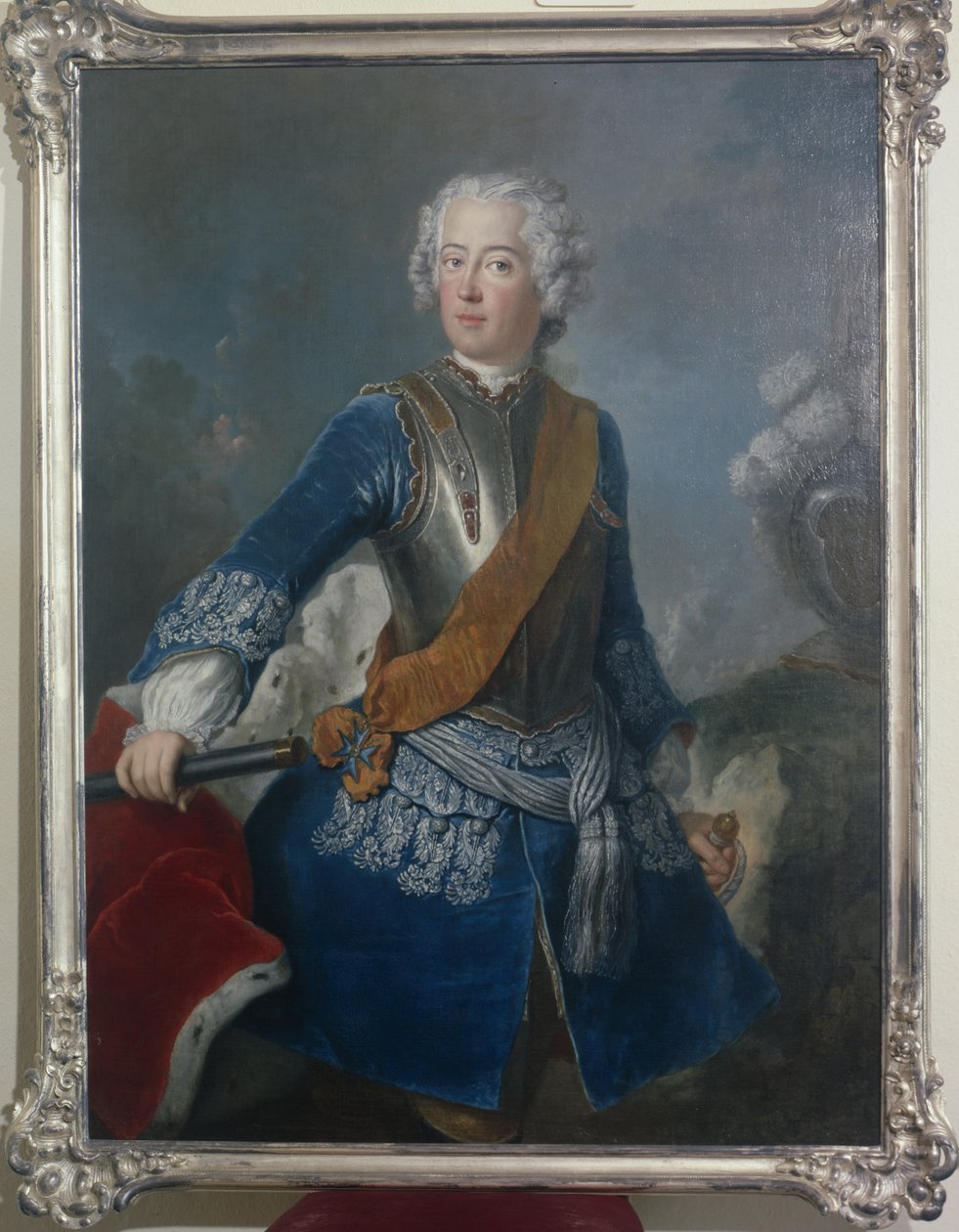 Korunní princ Fridrich II., kolem roku 1736 od Antoine Pesne