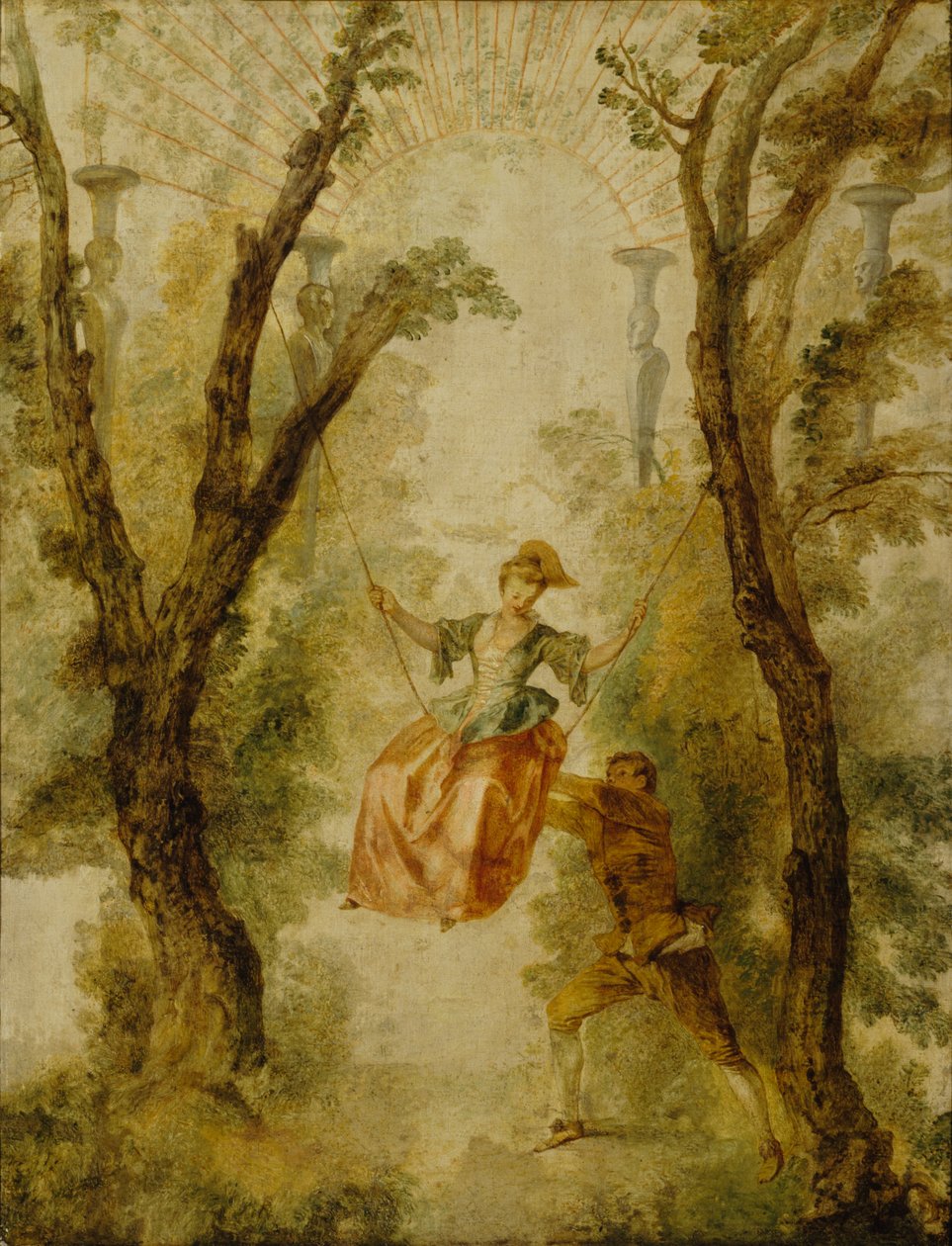 Houpačka Suomi od Jean Antoine Watteau