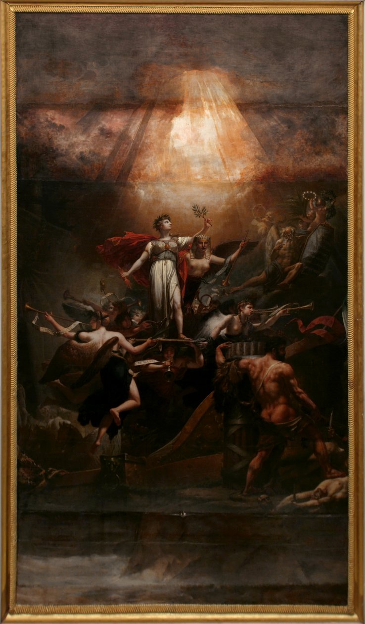 Alegorie osmnáctého Brumaire nebo Saved France od Antoine François Callet
