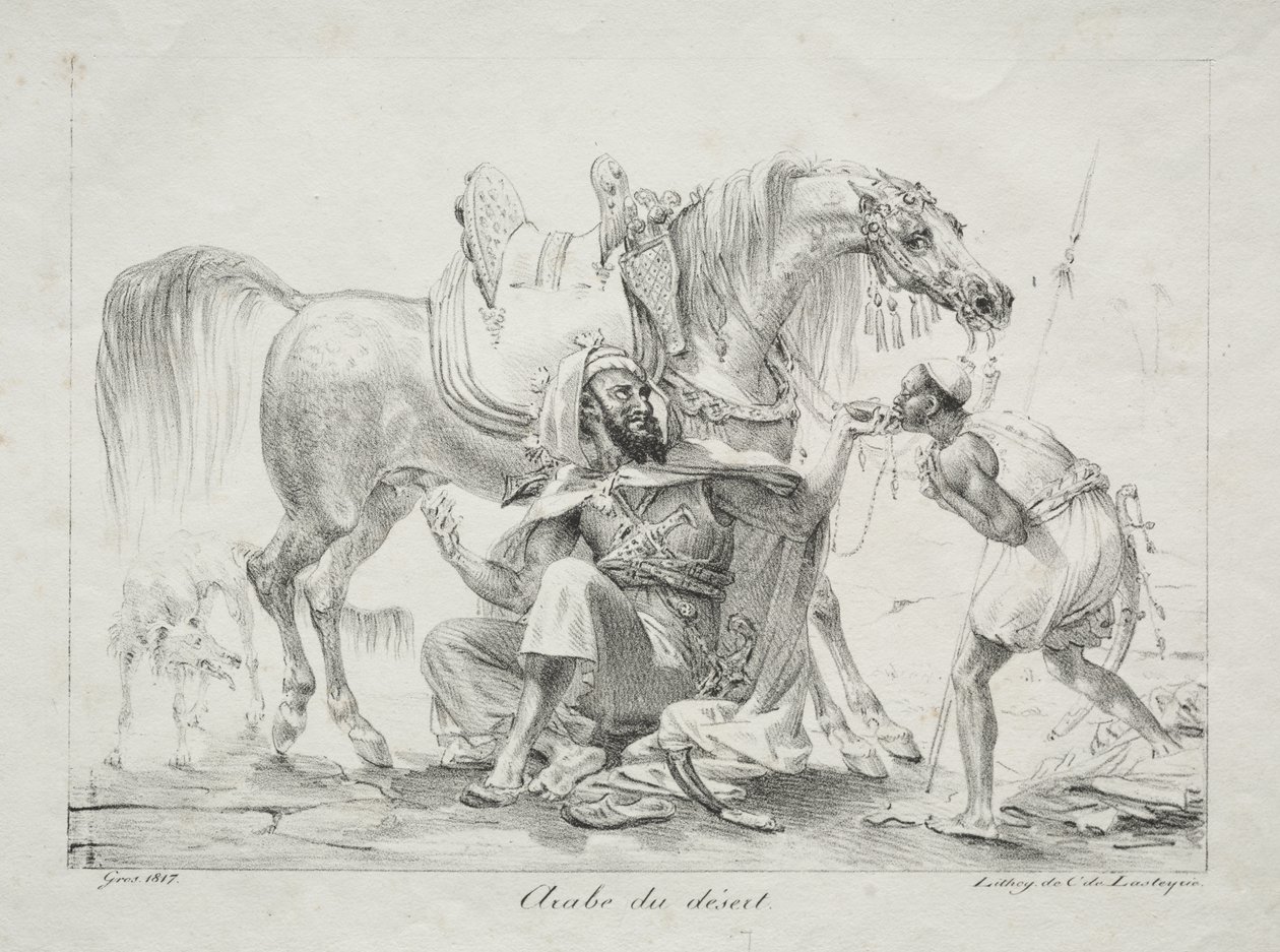 Arab z pouště od Antoine-Jean Gros