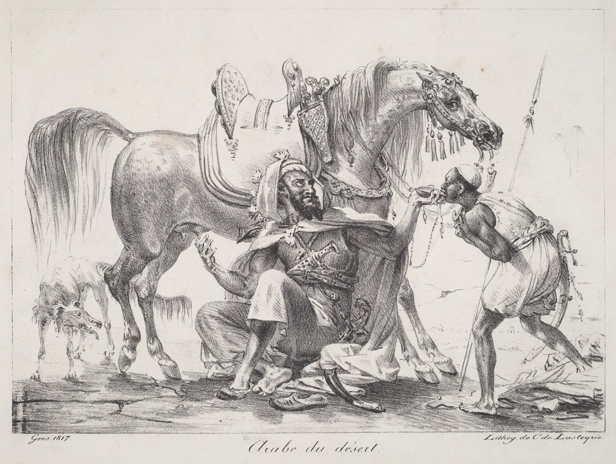 Pouštní Arab (Pouštní Arab) od Antoine-Jean Gros