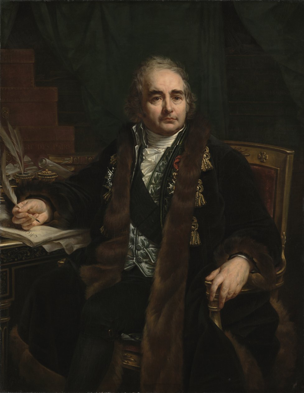 Portrét hraběte Jean-Antoine Chaptal od Antoine-Jean Gros