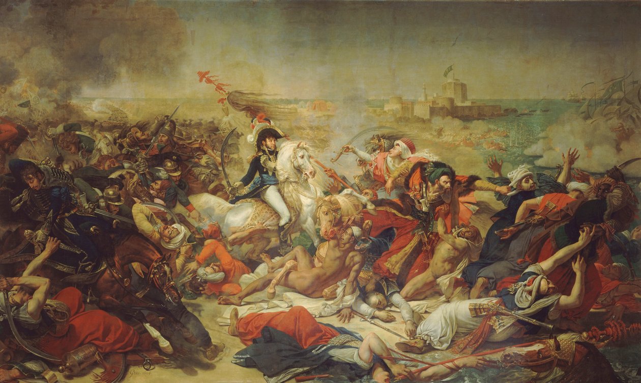 Bitva u Abukiru, 25. července 1799 od Antoine-Jean Gros