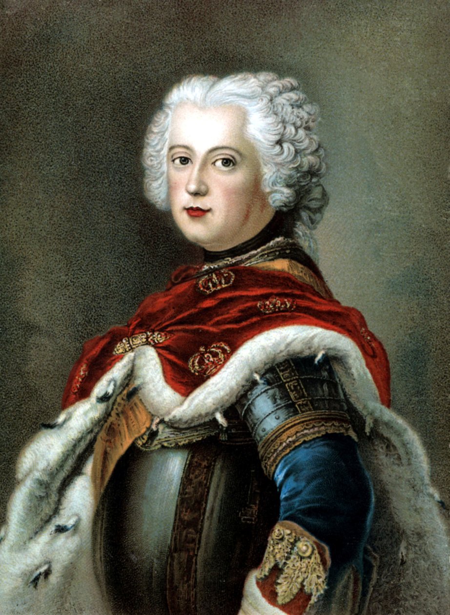 Fridrich II. Veliký, král pruský od Antoine (after) Pesne