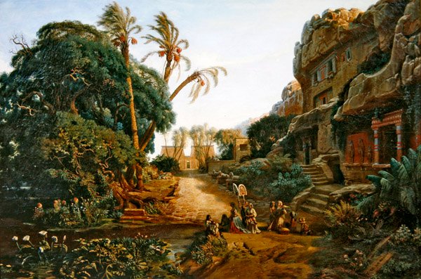 Údolí hrobek od Antoine 1801 1901 Gazeau de la Bouere