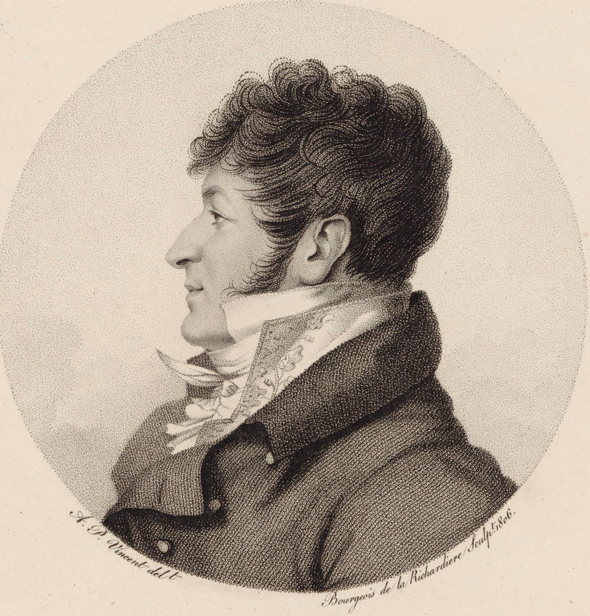 Portrét skladatele Charles-Henri Plantade 1764-1839, 1806. od Antoine Achille Bourgeois de La Richardiere