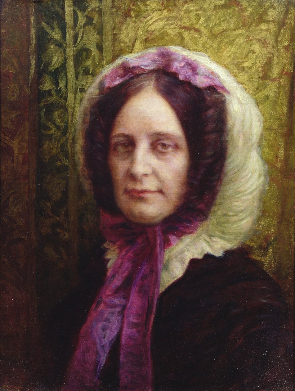 Portrét baronky z Villeguy od Antoine Auguste Ernest Herbert or Hebert