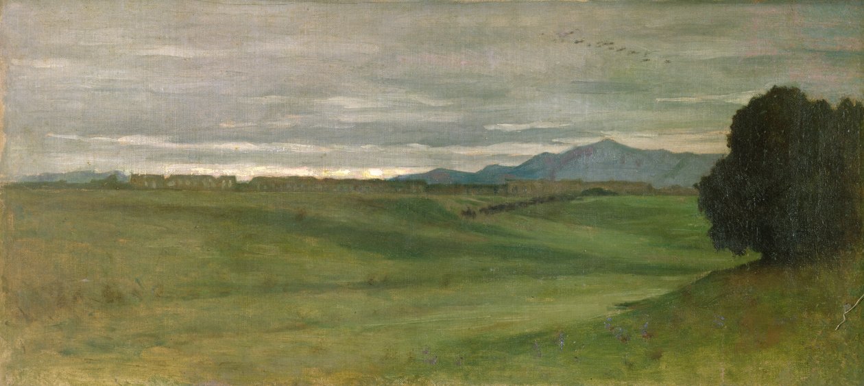 Římská krajina od Antoine Auguste Ernest Herbert or Hebert