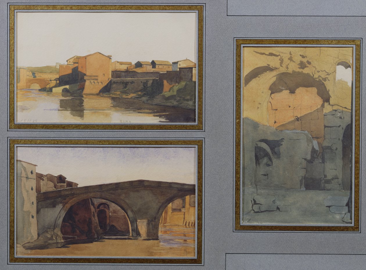 Tibera, Cloaca Maxima a Ponte Rotto od Antoine Auguste Ernest Herbert or Hebert