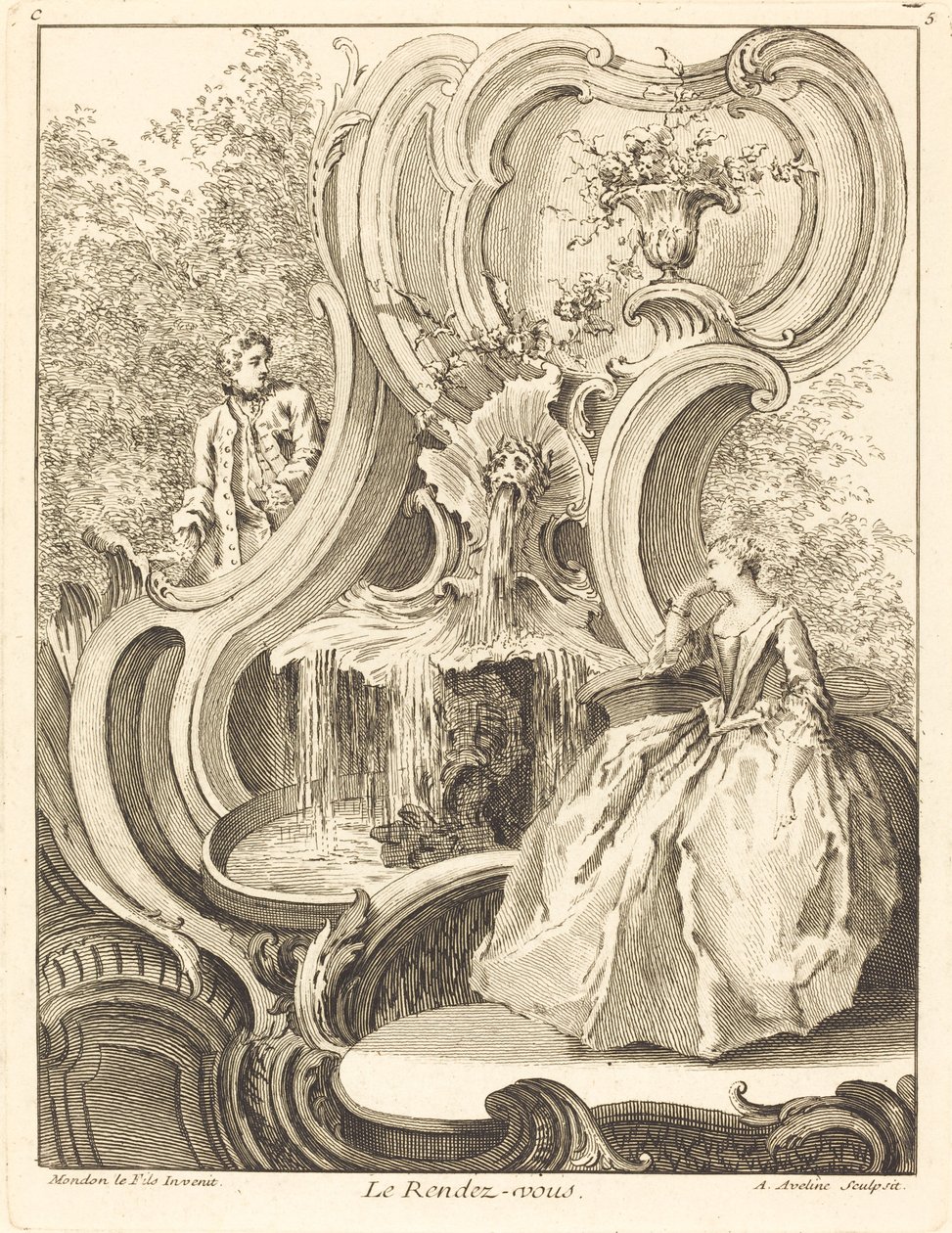 Rendezvous, 1736. od Antoine Aveline