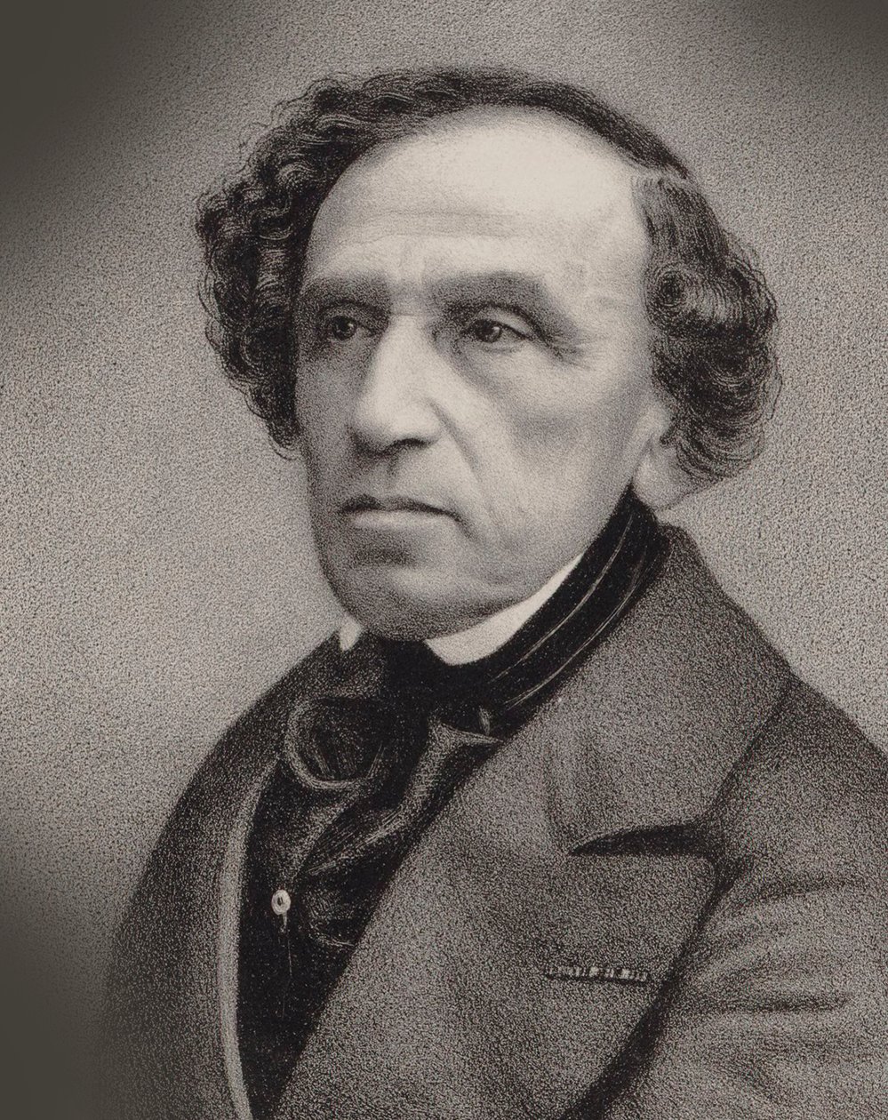 Portrét skladatele Giacoma Meyerbeera 1791-1864, 1860. od Antoine Barbizet
