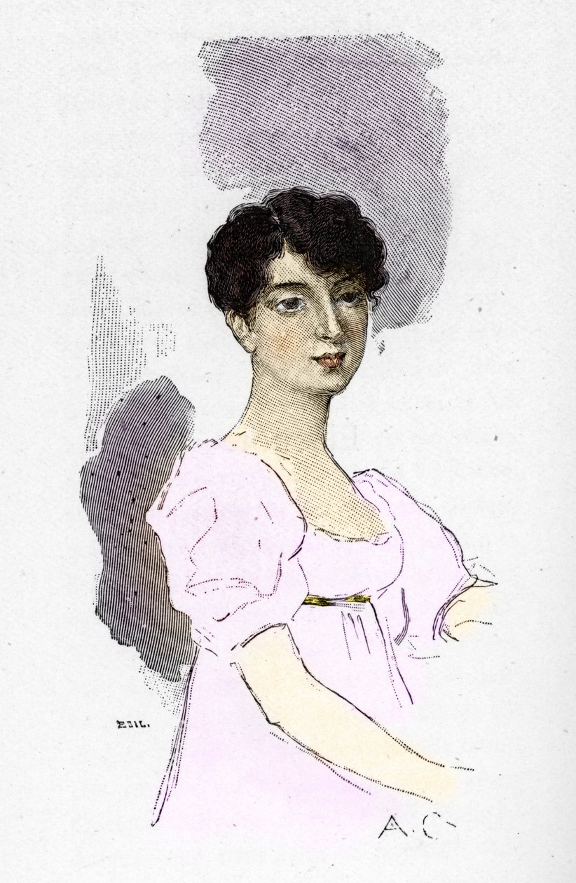 Portrét Louise Catherine Eleonore Denuelle od Antoine Calbet