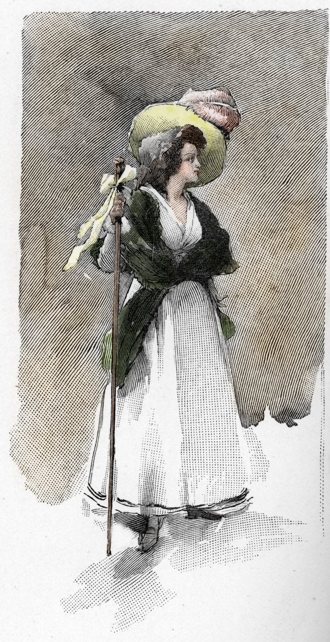 Portrét italské zpěvačky Giuseppiny Grassini (1773-1850) od Antoine Calbet