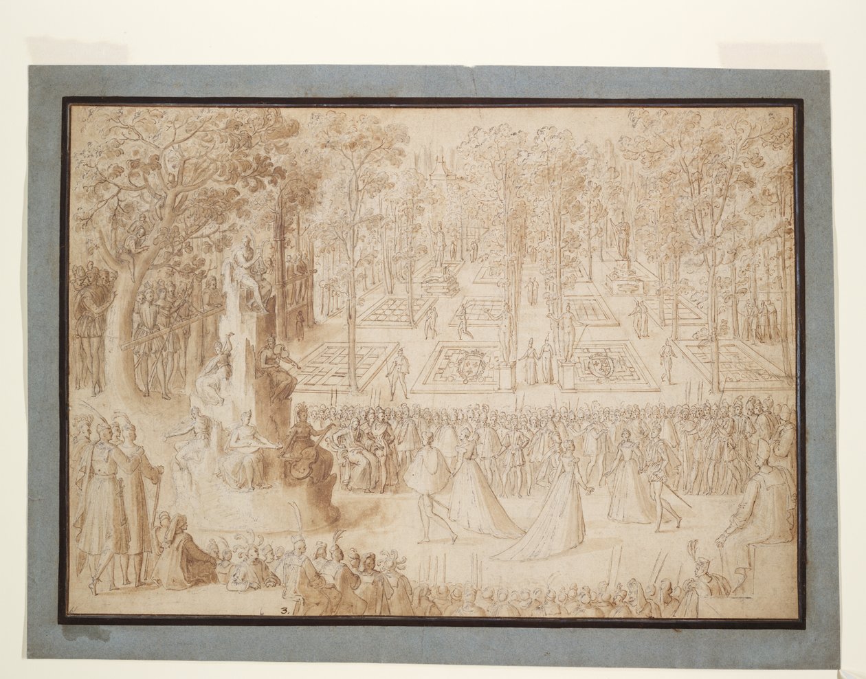 Catherine de Medici Zábava polských velvyslanců v zahradách Tuileries od Antoine Caron
