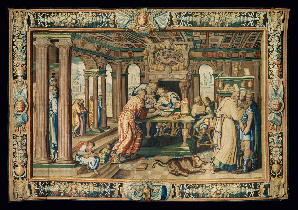 Tapiserie "Historie Artemisie", Paříž... od Antoine Caron