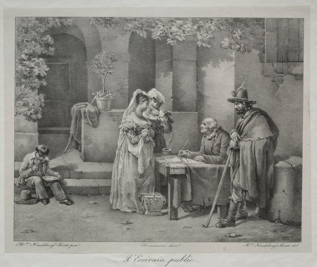 Veřejný spisovatel od Antoine Cécile Hortense Haudebourt Lescot