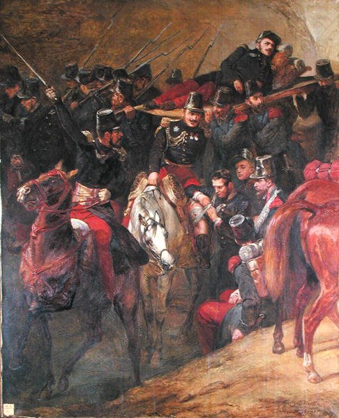 Útok na Muzayah od Antoine Charles Horace Vernet