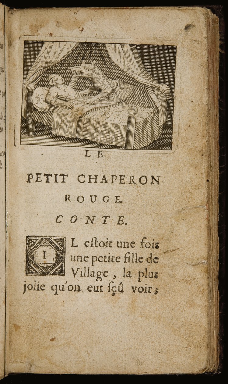 Titulní strana z "Stories or Tales of the Past. With Moralites" od Charlese Perraulta, Paříž: Claude Barbin, 1697 od Antoine Clouzier