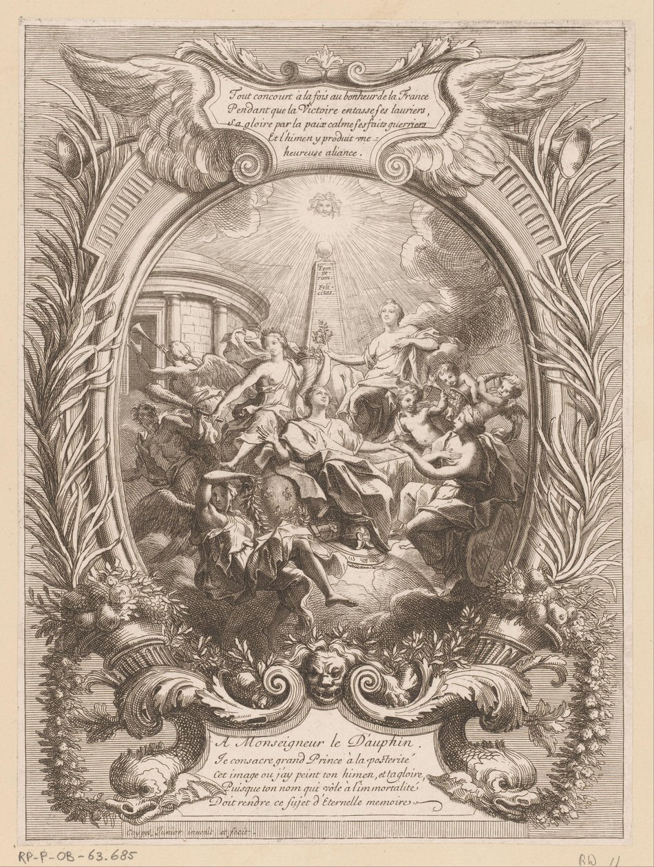 Alegorie slávy dauphina od Antoine Coypel