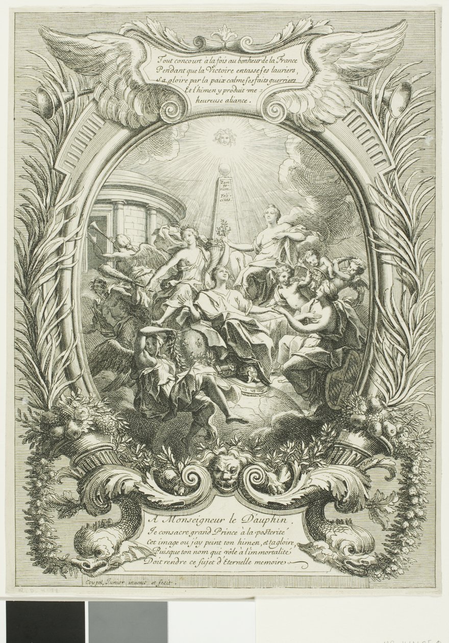 Alegorie slávy dauphina od Antoine Coypel