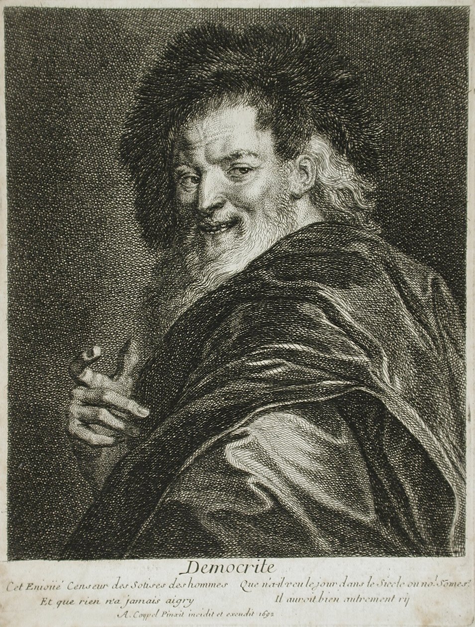 Démokritos od Antoine Coypel