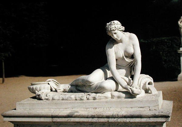 Nymfa s mušlí, z Parterre de Latone od Antoine Coysevox