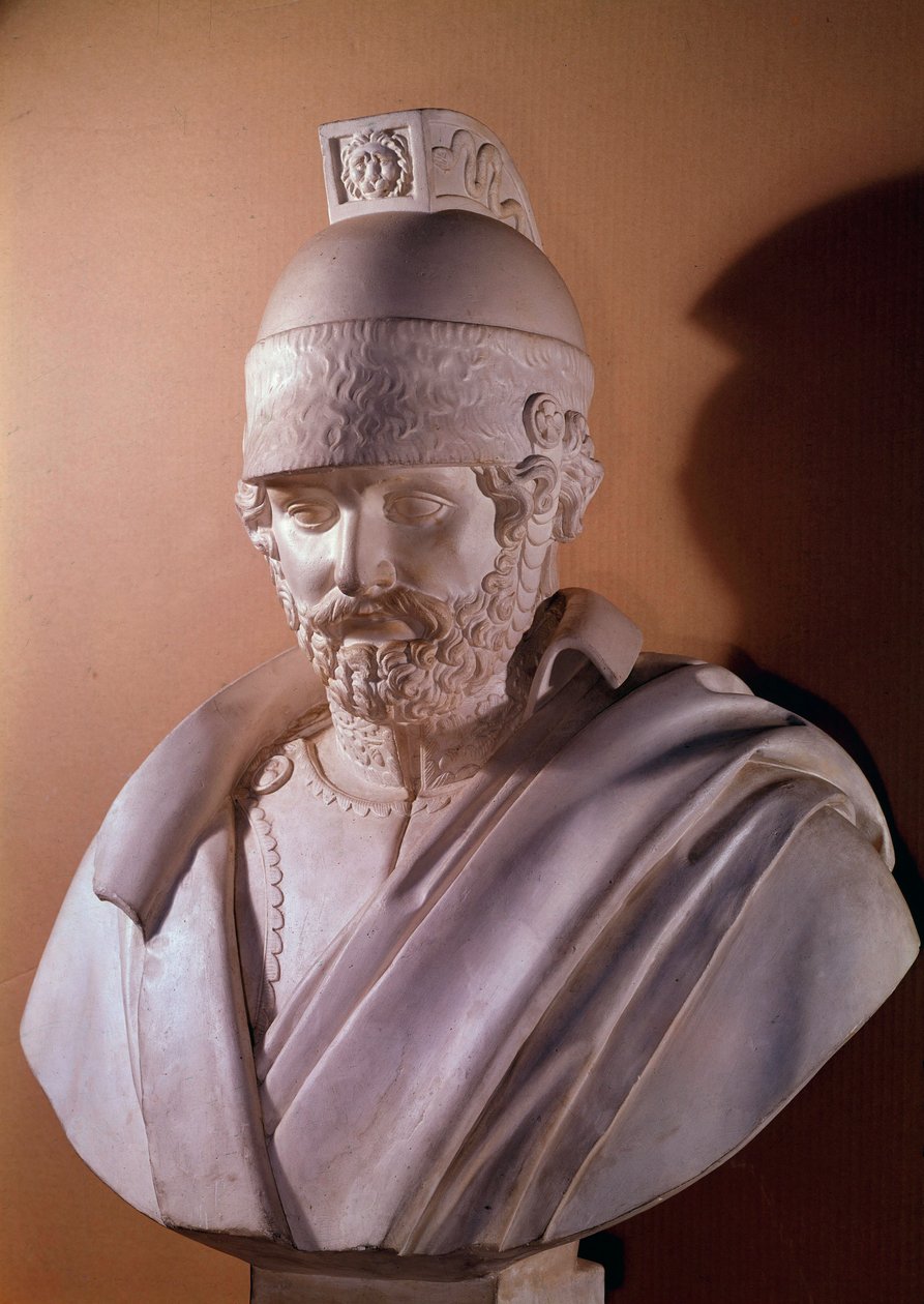 Portrét Jacquese Christophe Coquille řekl generál Dugommier (1736-1794)”” Socha Antoine Denis Chaudet (1763-1810) Sun. 0,90 m Versailles, zámecké muzeum od Antoine Denis Chaudet