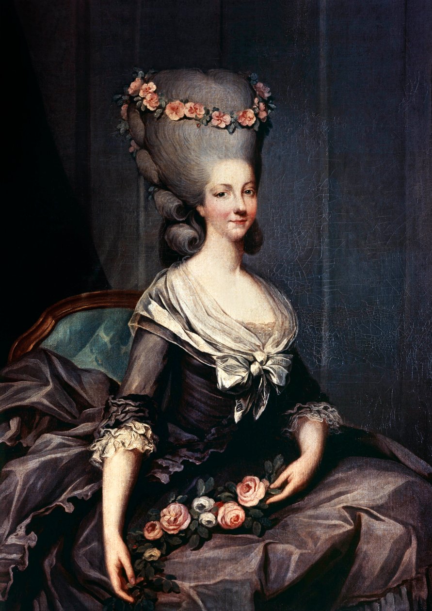 Marie-Terezie ze Savojska-Carrignanu, princezna z Lamballe od Antoine Francois (after) Callet