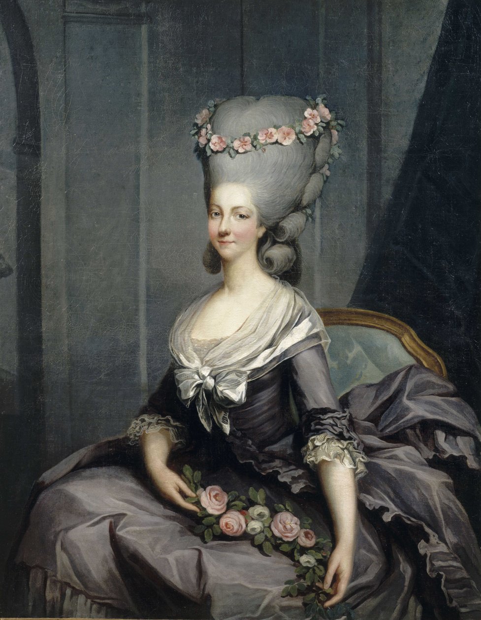 Portrét princezny z Lamballe od Antoine François Callet